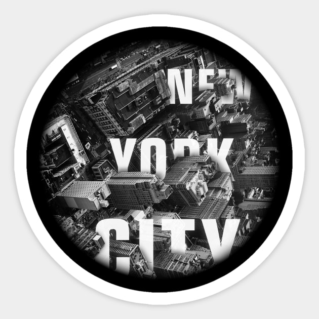 New York City Sticker by Vin Zzep